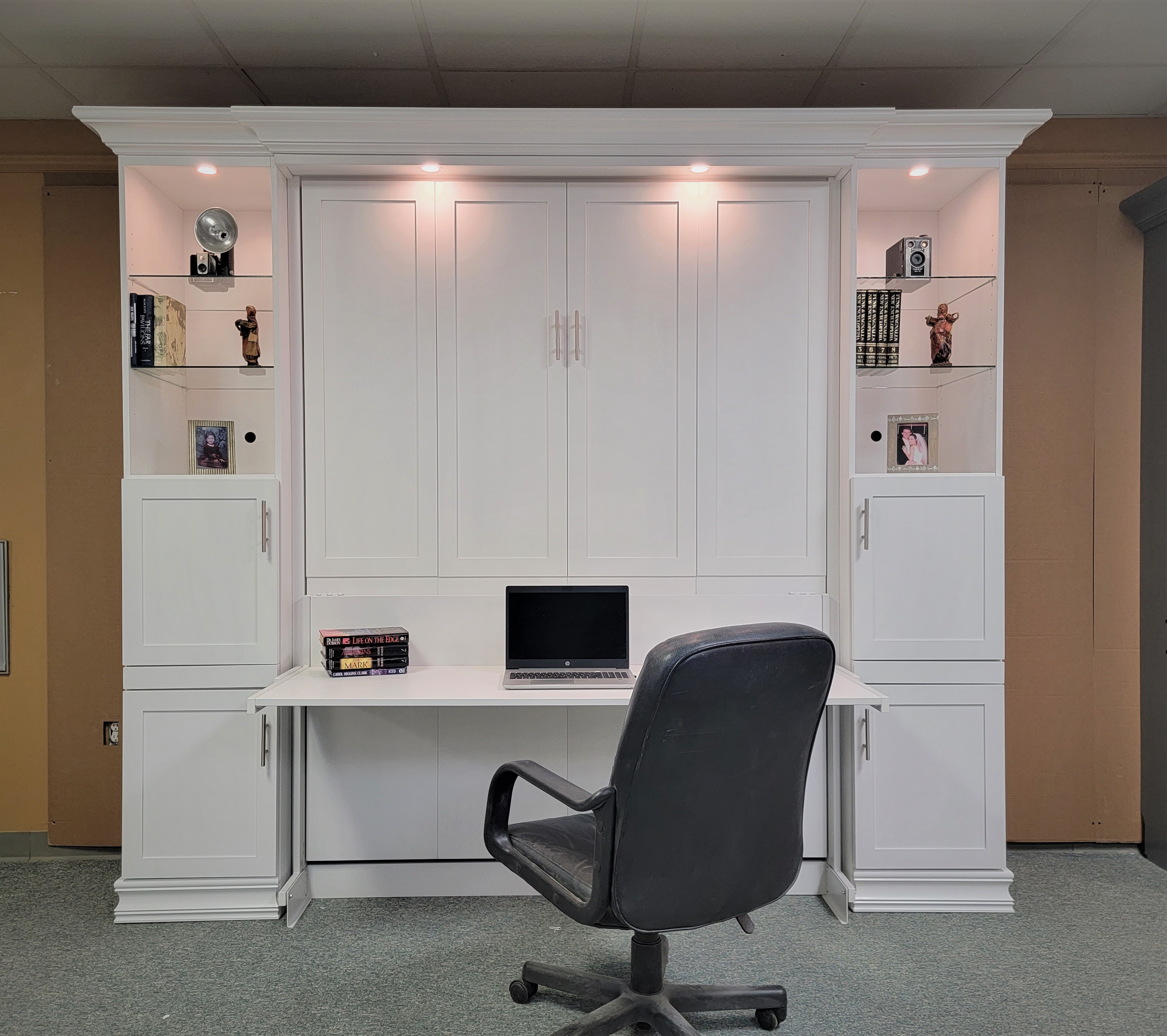 Templeton Murphy Bed Front View of Bed Shown Closed