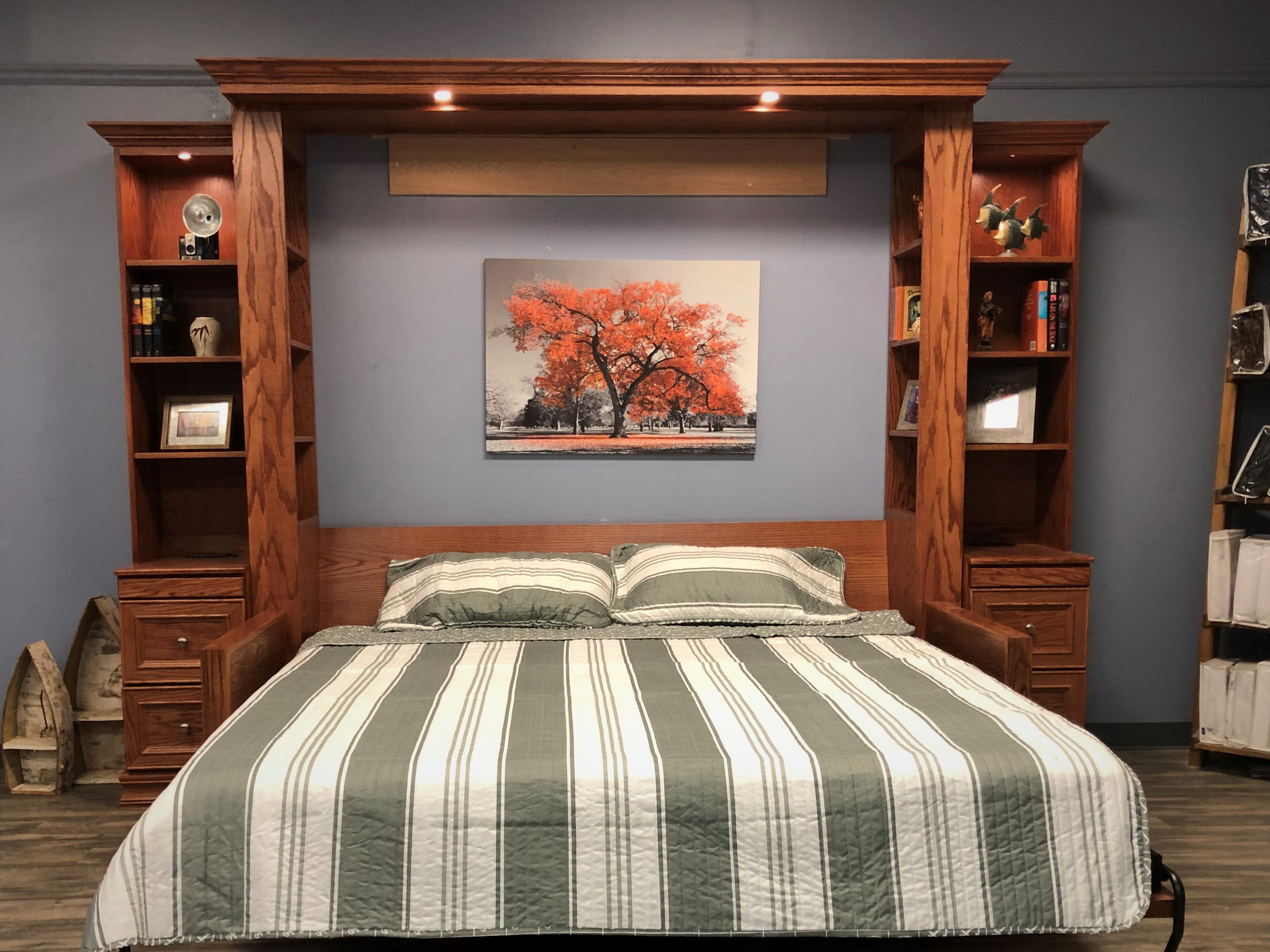 Jordan Sofa Murphy Bed Front View of the Bed Shown Open