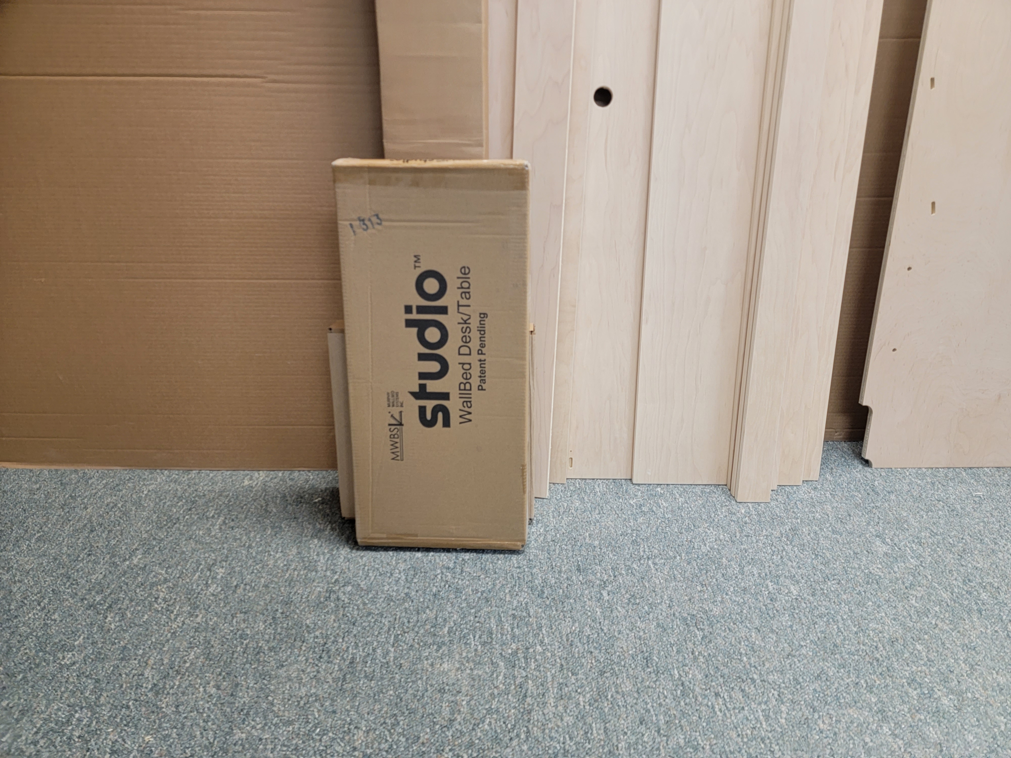 Precut Murphy Bed Mechanism Boxes