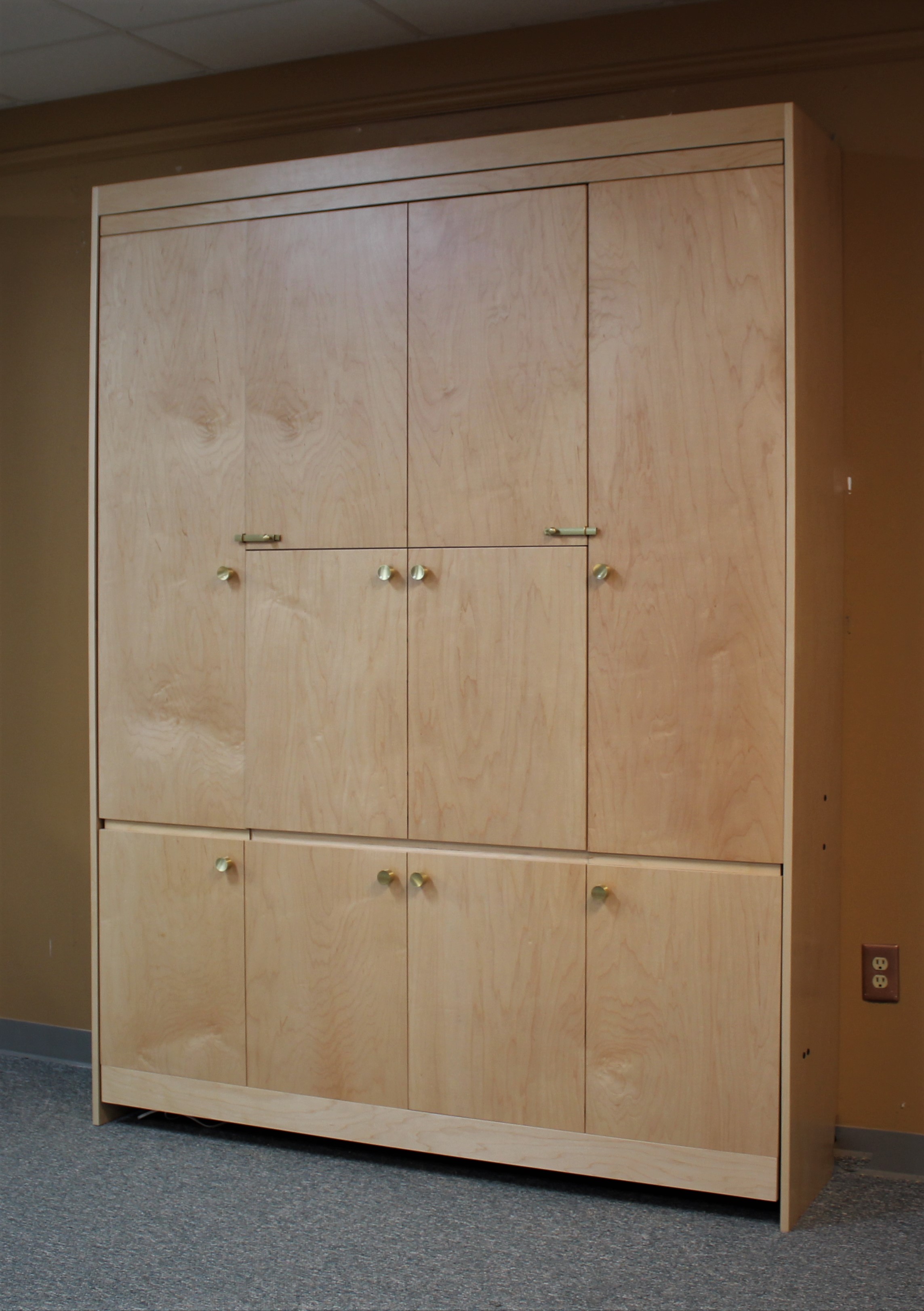 Brooklyn Murphy Bed Side View of Bed Closed