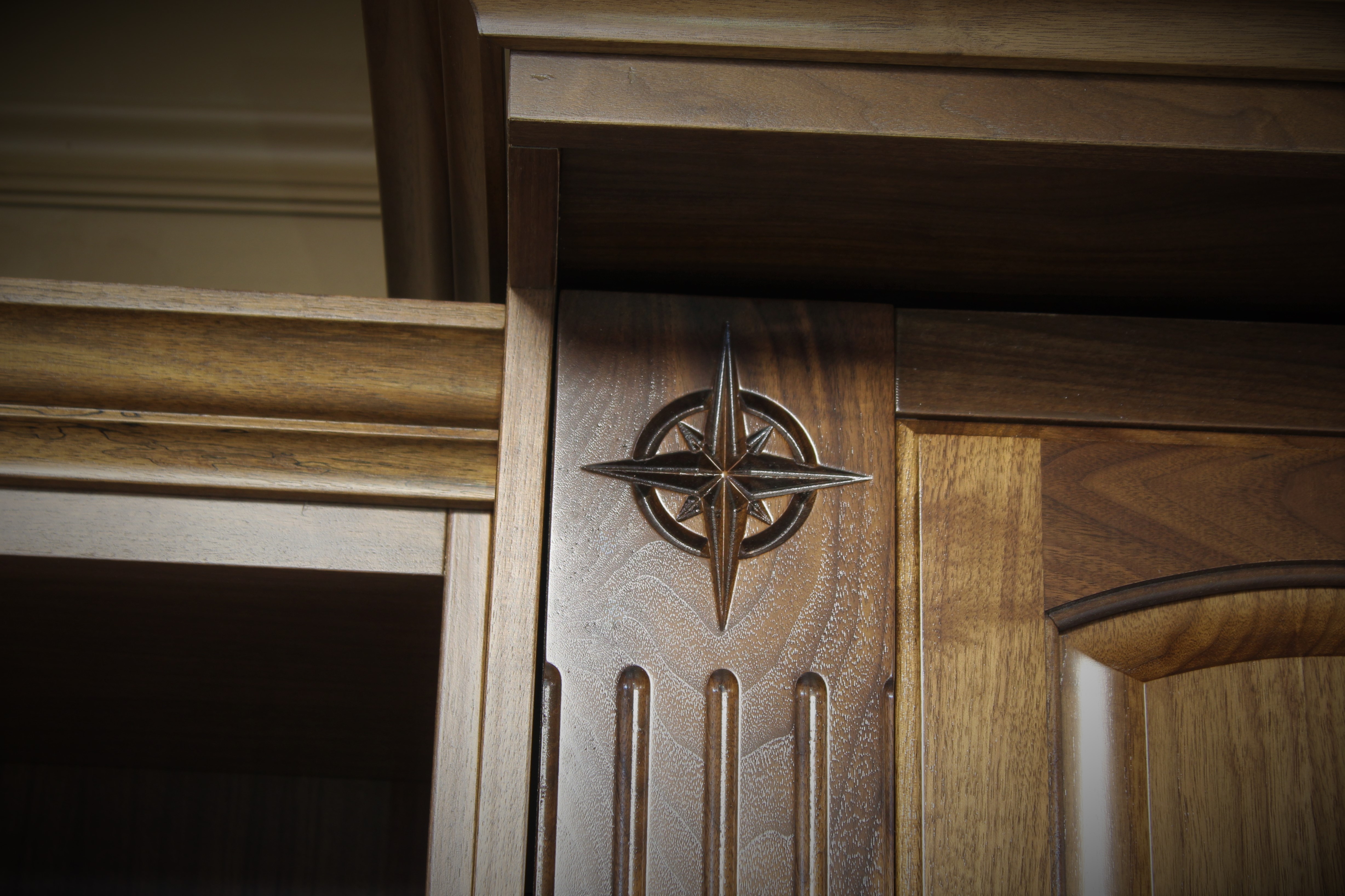 Walnut Smithsonian Close Up of Rosette