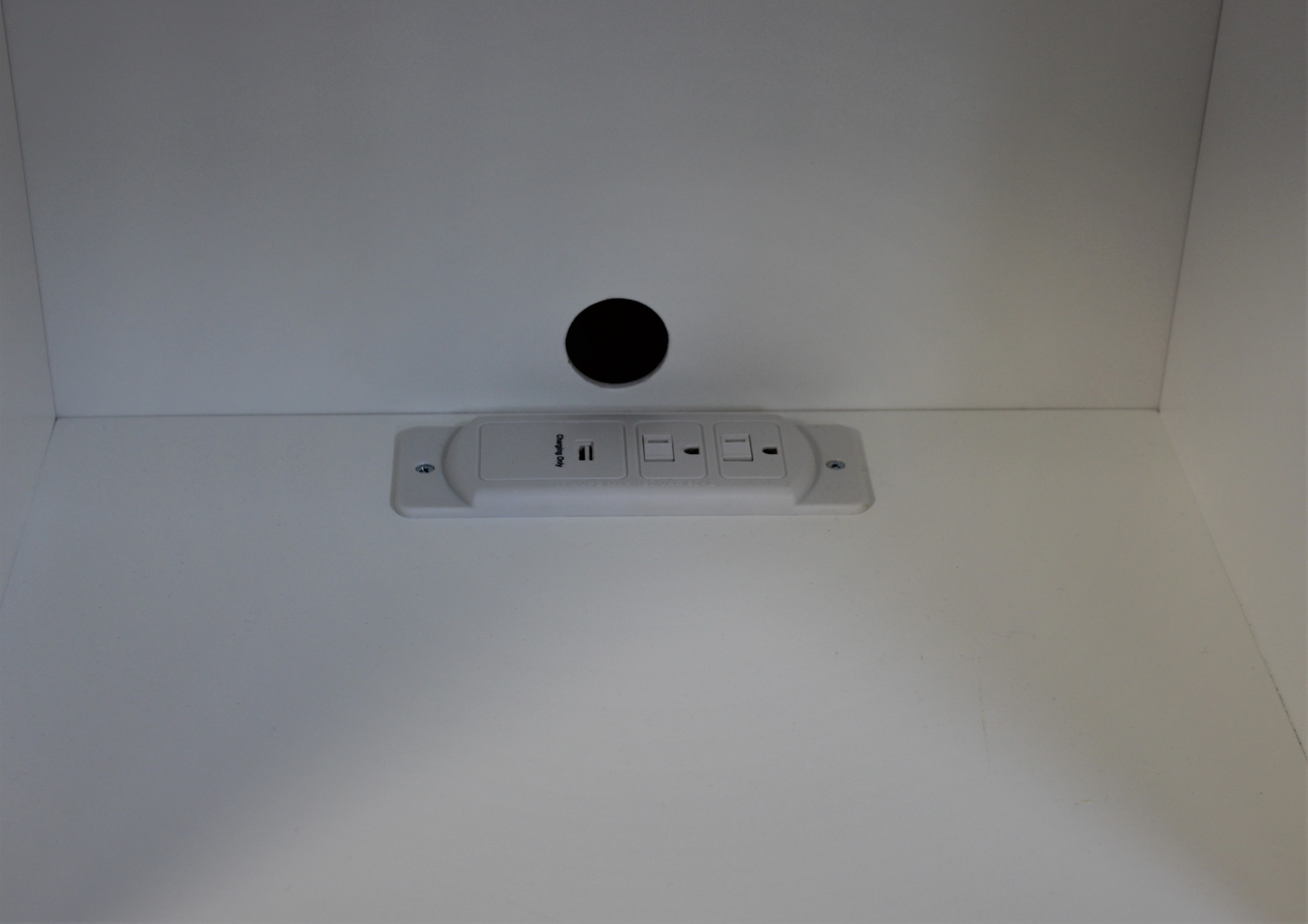 Christy Murphy Bed Bookcase Charging Station