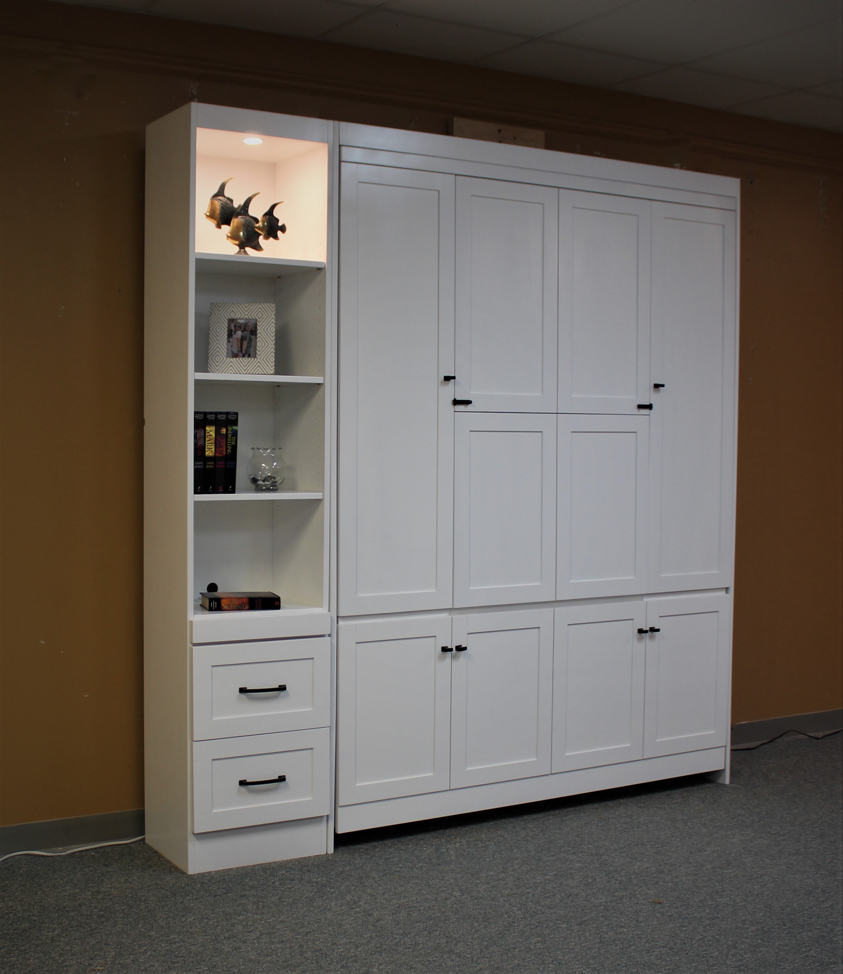 Christy Murphy Bed Side View of Bed Shown Closed